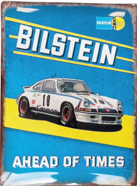 Bilstein Merchandise - Porsche Tin Plate 30 x 40